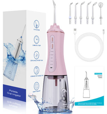 IPX7 Oral Irrigator Cordless Water Flosser High Pressure 5 Modes