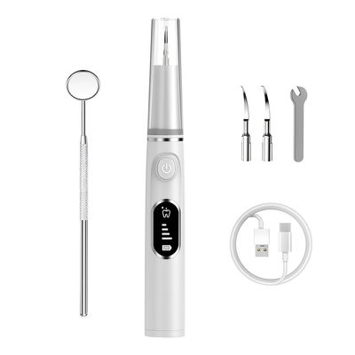 Professional USB LED Light Built In Ultrasonic Tooth Cleaner Portable Dental Electric Scaler Electric Tooth Cleaner