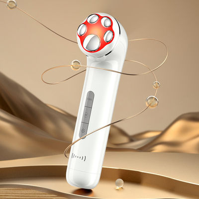Facial Microcurrent Beauty Device Electric  Clean Toning Red Blue Light Rejuvenation Lift Remove Wrinkles Machine