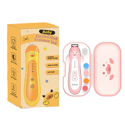 Travel-Friendly Manicure Pedicure Set with ABS Case and 250mAh Battery Capacity Including Nail Clippers