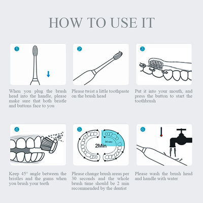 Waterproof Electric Toothbrush Whitening