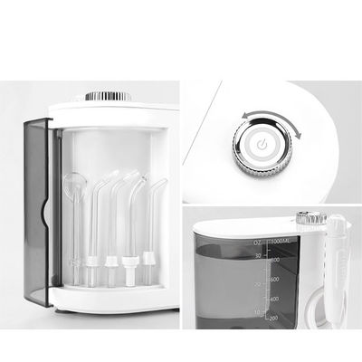 Automatic Oral Care Water Flosser With UV Sterilizer Multifunction DC 12V 2A